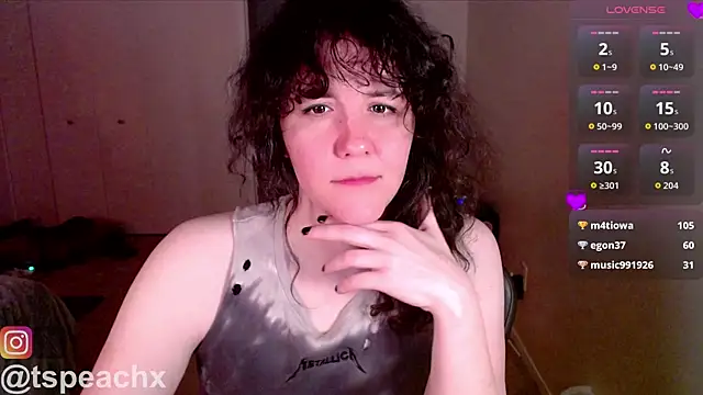 tspeach Live Sex Cam-Show