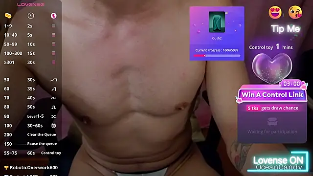 OceanCandy's Webcam Show