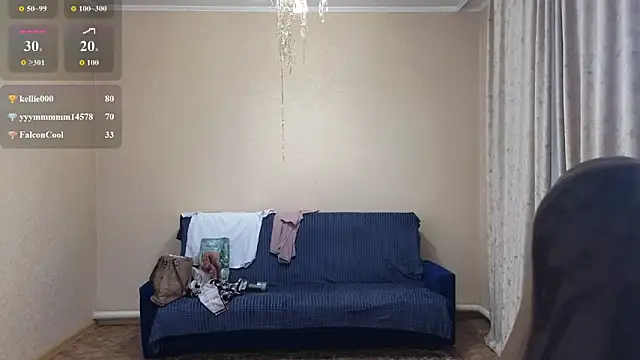 Show modela Sandra_Snowflake na web-kameri