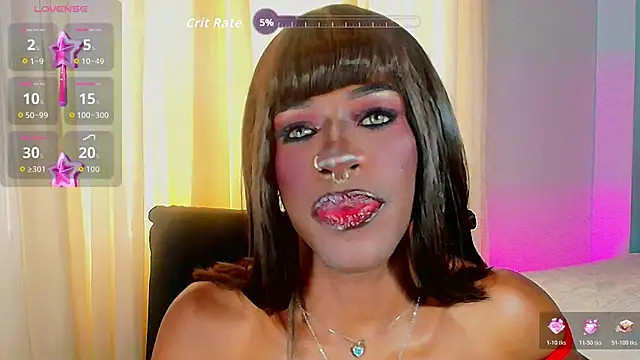 Show de EbonyHansNight na webcam