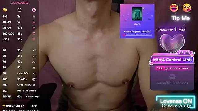 OceanCandy's Webcam Show