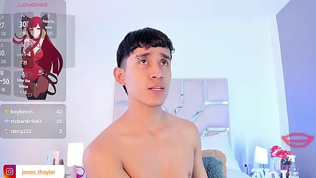 Show de Thayler_jones na webcam