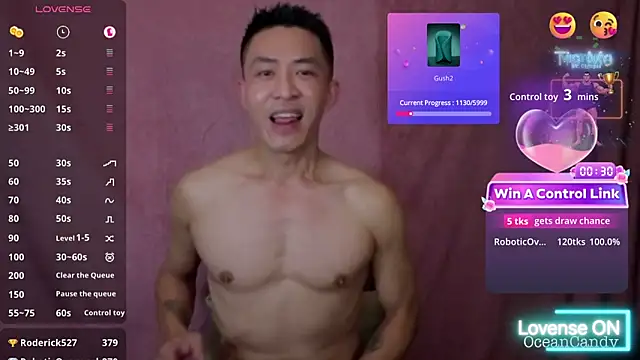 OceanCandy9のウェブカメラショー