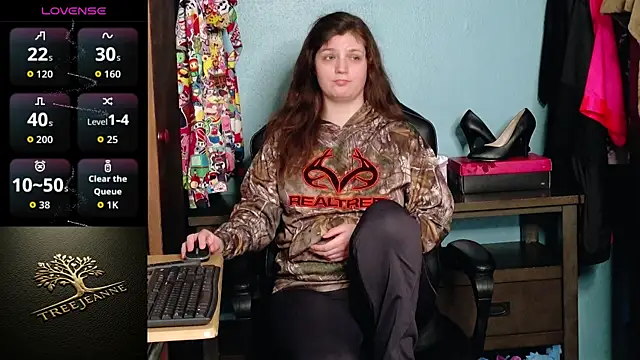 XXX chat uživo modela TreeJeanne