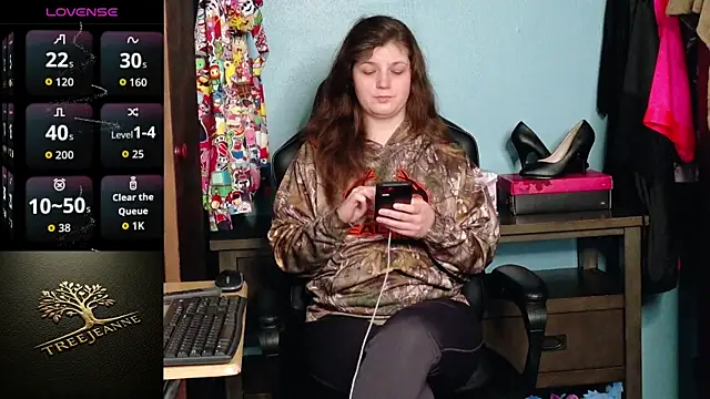 TreeJeanne Chat XXX in diretta