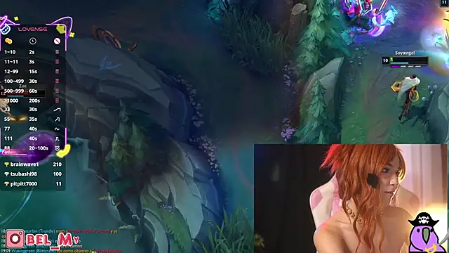 Bella-Franco élő XXX-chatje