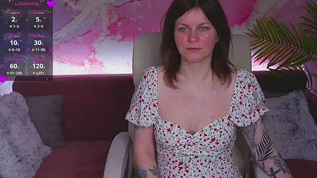 Show modela TinaMelt na web-kameri