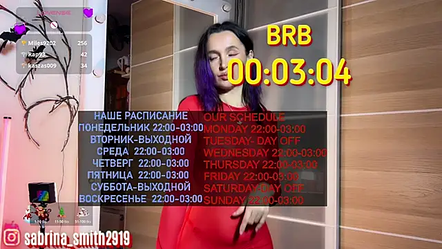 Živý XXX chat sabrinasmith23