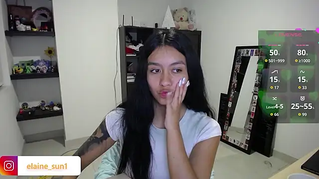 Chat +18 de elaine_sun1 ao vivo
