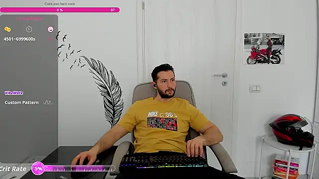 Show modela ZackFraser na web-kameri