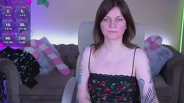 Show modela TinaMelt na web-kameri