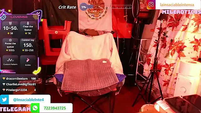 LaInsaciableIntensa – Naživo XXX chat