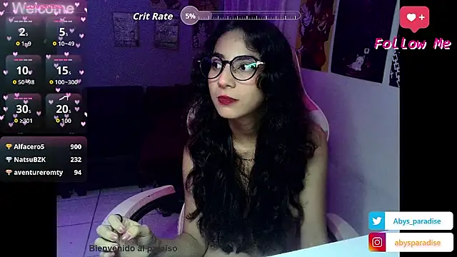 Chat XXX en directo de Abysparadise