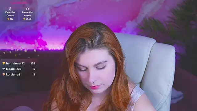 GingerPinky Adlı Modelin Web Kamerası Şovu