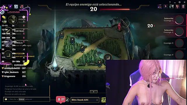 Chat XXX en directo de Bella-Franco