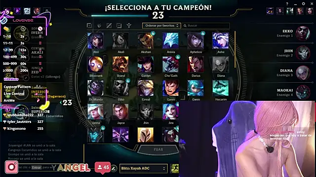 Chat XXX en directo de Bella-Franco