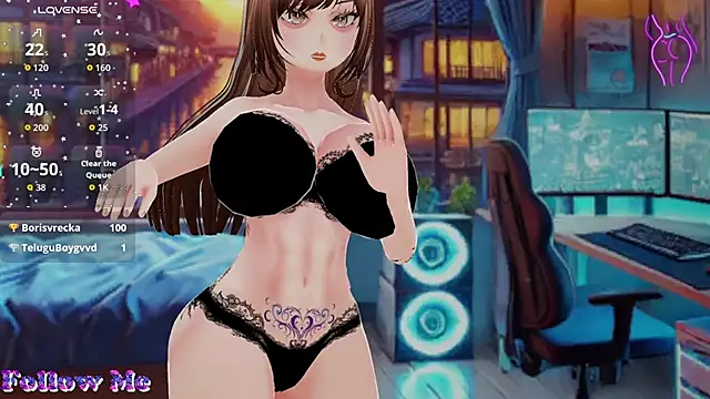 Hanaedamngirl élő XXX-chatje