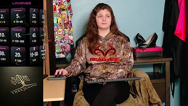 XXX chat uživo modela TreeJeanne