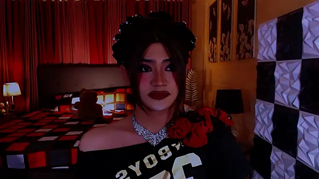 Show de AthisaMooreTS na webcam