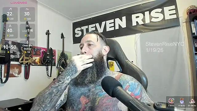 StevenRiseNYC Adlı Modelin Canlı XXX Sohbeti