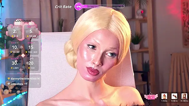 Show de PamelamyDreamys na webcam