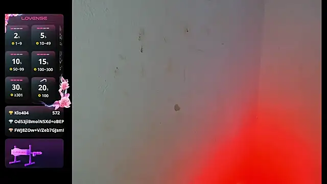 Alanna-sloppy élő XXX-chatje