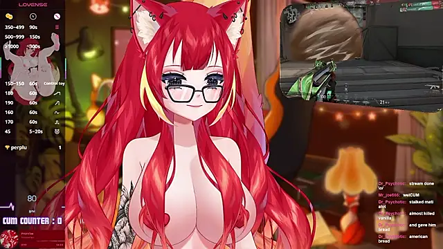 Chat +18 de LewdFoxy_VT ao vivo