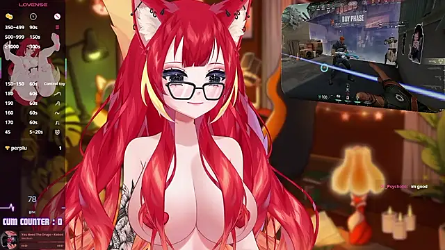 LewdFoxy_VT 现场XXX聊天