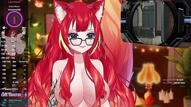 LewdFoxy_VT 网络视讯表演