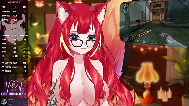 LewdFoxy_VTのライブXXXチャット