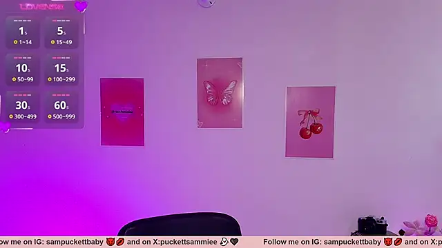 XXX chat uživo modela Sampuckettbaby