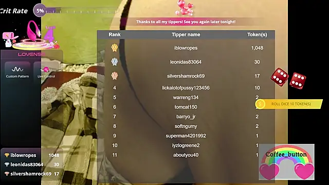 XXX chat uživo modela Coffee_Button