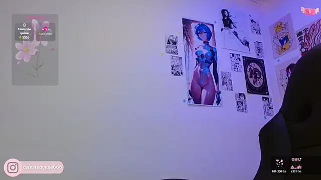 CelesteAyase élő XXX-chatje