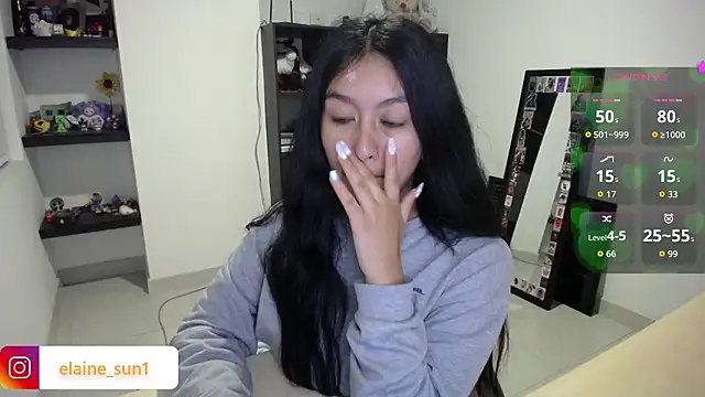 elaine_sun1 élő XXX-chatje