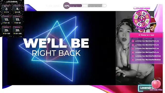 25sweetlilbunny élő XXX-chatje