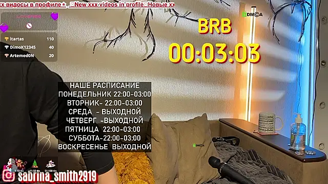 sabrinasmith23 webcam show