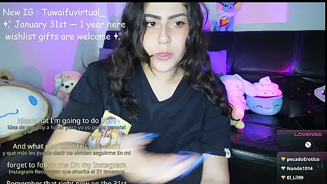 TuWaifuVirtual1's Live XXX Chat