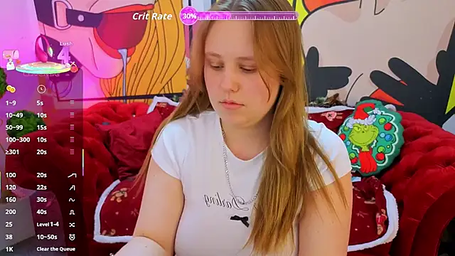 CrystallPaws élő XXX-chatje