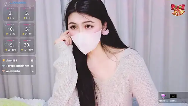 Show modela 1-Emma-1 na web-kameri