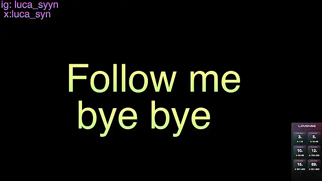 luca_syn Webcam show