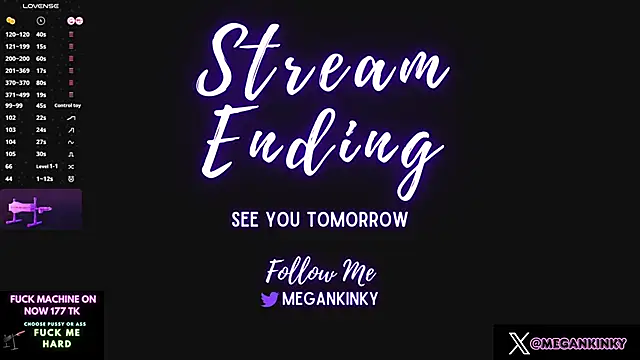 Show de fetishkinkymeganx na webcam