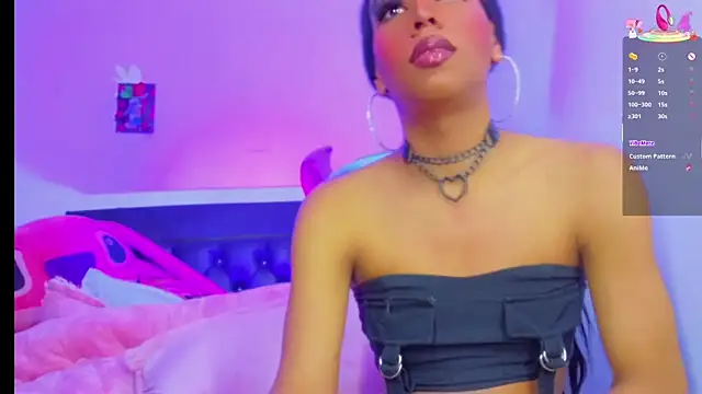 Živý XXX chat Diamond_black_22cm