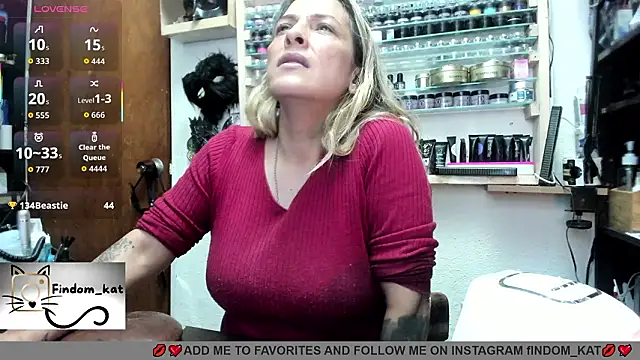 Show de webcam de Katt-findom