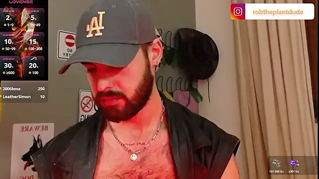 HairyRobxxx élő XXX-chatje