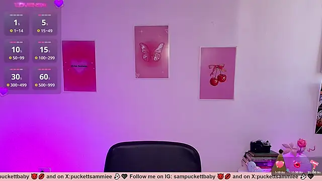 Sampuckettbaby's Live XXX Chat