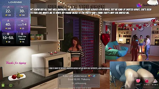 LadiesCock Pertunjukan Webcam