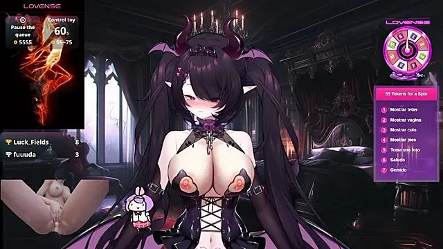 chloelabelle élő XXX-chatje