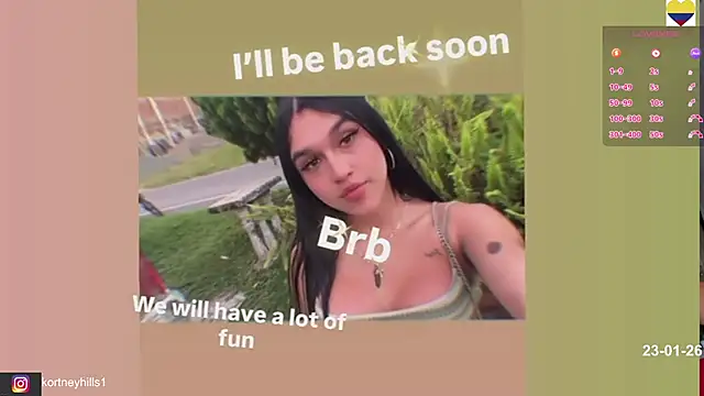 Chat +18 de sexykortney ao vivo