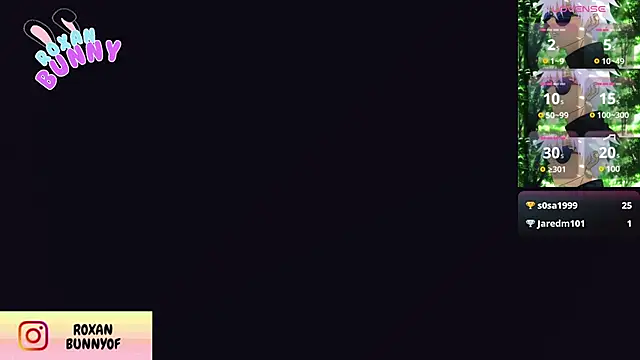 Roxanbunny1's Live XXX Chat