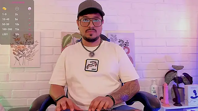 DaviidEvans_: διαδικτυακό σόου στην κάμερα